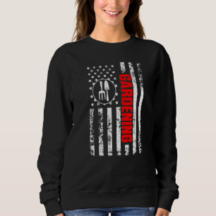 US American Flag Hobby at your House Patriotic Gar Sweatshirt