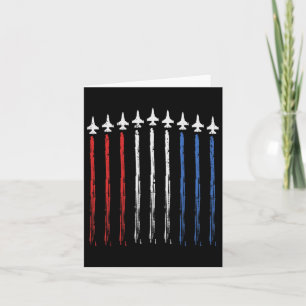 Us American Flag Independence 4th Of July Patriot Card