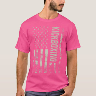 Us American Flag Kickboxing T-Shirt