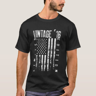 US American Flag Limited Edition Vintage 2016 T-Shirt