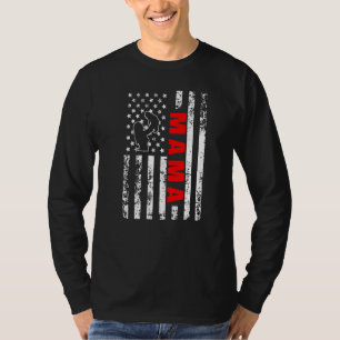 US American Flag Parents Patriotic Mama Premium T-Shirt