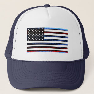 US American Flag Patriotic Red White Blue Cap