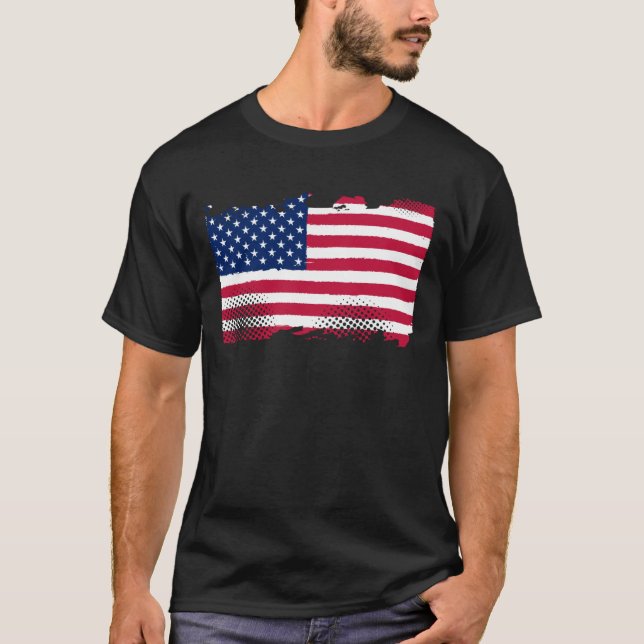 US American Flag T-Shirt (Front)