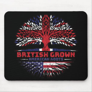 US American USA United States Uk United Kingdom Mouse Pad
