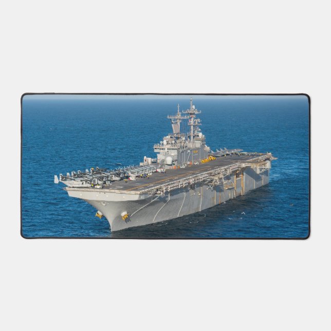 US AMPHIBIOUS ASSAULT SHIP – LHD-2 DESK MAT (Front)