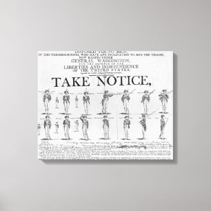 US Army Recruiting Showing Various Positions Canvas Print