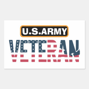 US Army Veteran Sticker Military Pride Decal