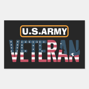 US Army Veteran Sticker   Military Pride Decal