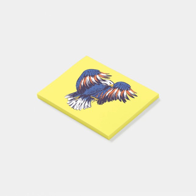 US Bald Eagle Post-it Notes (Angled)