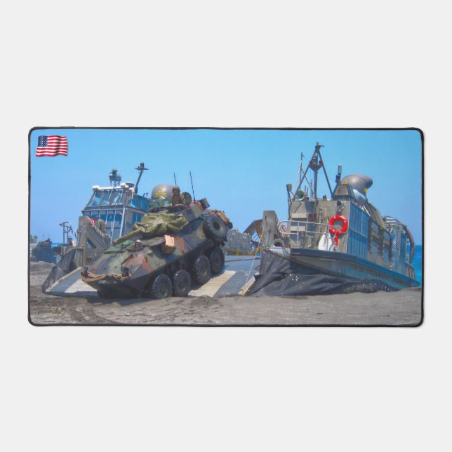 US BEACH ASSAULT - LCAC DESK MAT (Front)