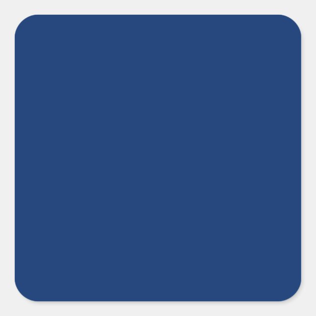 US Blue Square Sticker (Front)