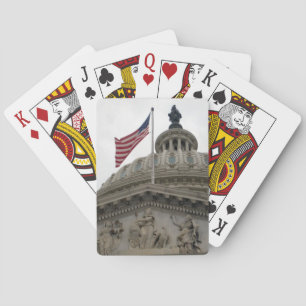 US Capitol Building with American Flag - East Playing Cards