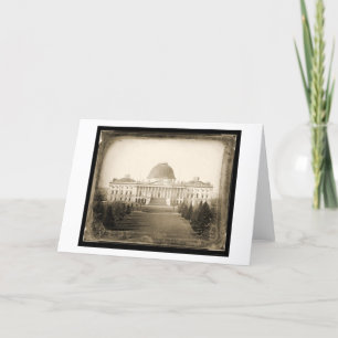 US Capitol DC Daguerreotype 1846 Card