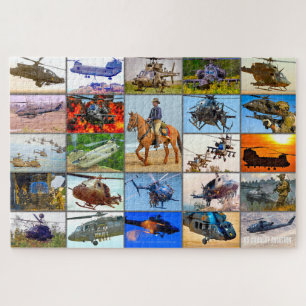 US CAVALRY AVIATION “MONTAGE” JIGSAW PUZZLE