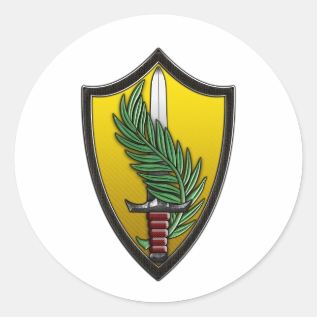 US Central Command Classic Round Sticker (Front)