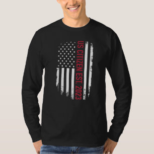 US Citizen 2023 proud immigrant citizenship americ T-Shirt
