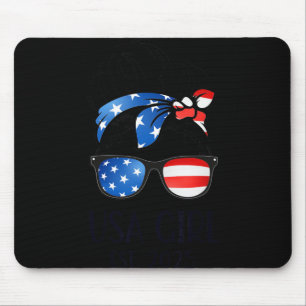 Us Citizen Est 2025 New Citizenship American Usa G Mouse Pad
