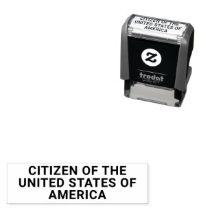 US Citizen Identifier Official Legal Document Self-inking Stamp
