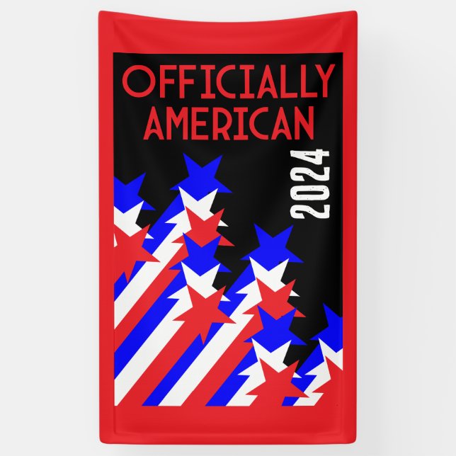 US Citizenship Granted Banner (Vertical)