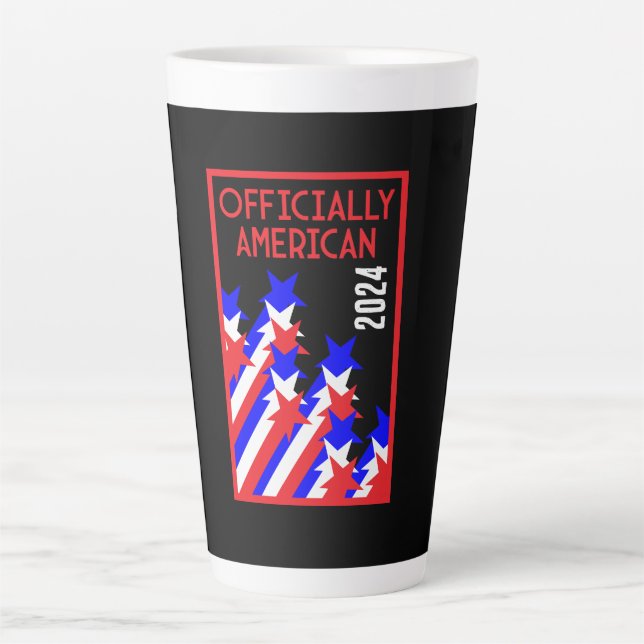 US Citizenship Granted Latte Mug (Front)