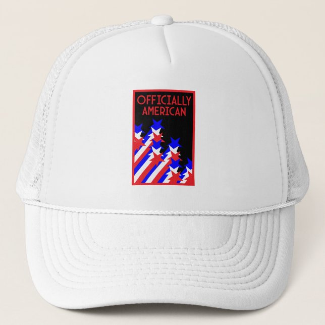 US Citizenship Granted Trucker Hat (Front)