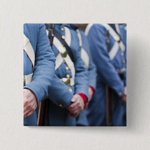 US Civil War-era Marines, military 15 Cm Square Badge