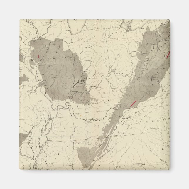 US Coal Fields Magnet (Front)