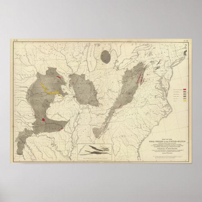 US Coal Fields Poster (Front)