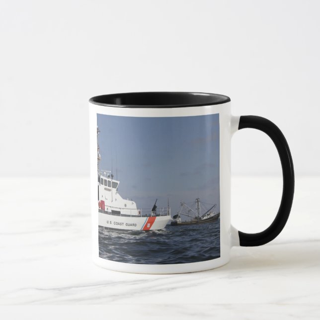 US Coast Guard Cutter Marlin patrols the waters Mug (Right)