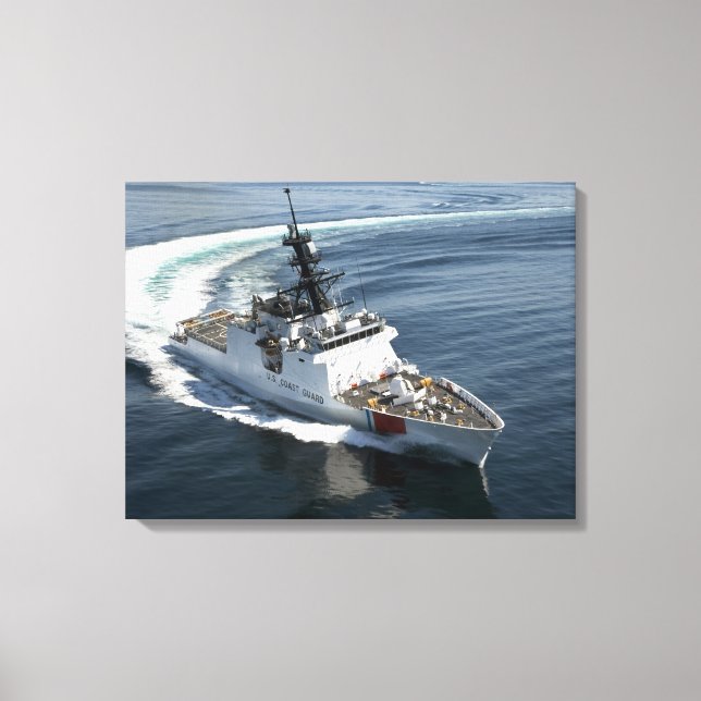 US Coast Guard Cutter Waesche 2 Canvas Print (Front)