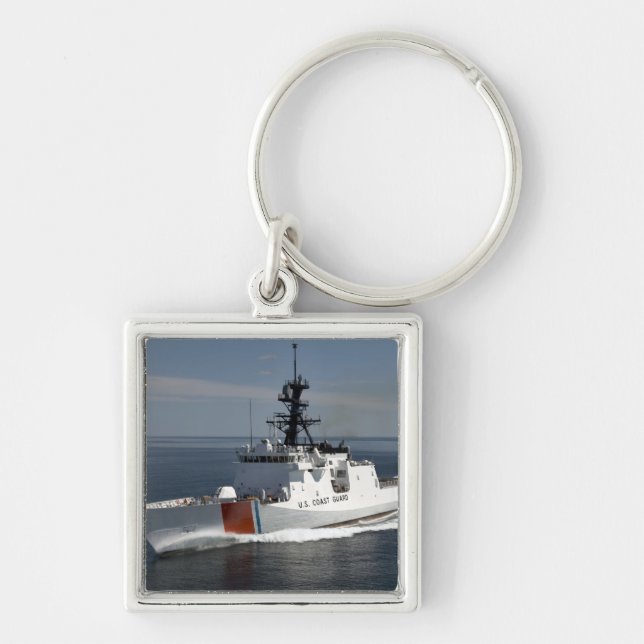 US Coast Guard Cutter Waesche 3 Key Ring (Front)