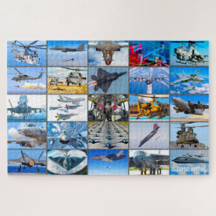 US COMBAT AVIATION “MONTAGE” JIGSAW PUZZLE