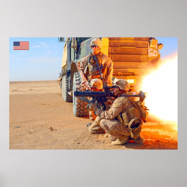 US COMBAT PERSONNEL POSTER (Front)