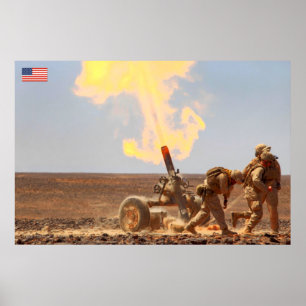 US COMBAT PERSONNEL POSTER