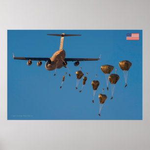 US COMBAT PERSONNEL POSTER