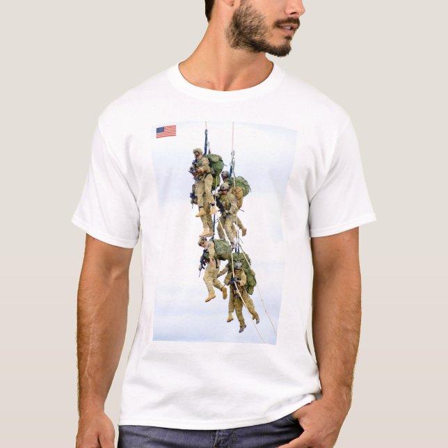 US COMBAT SQUAD - Helicopter Extraction T-Shirt (Front)