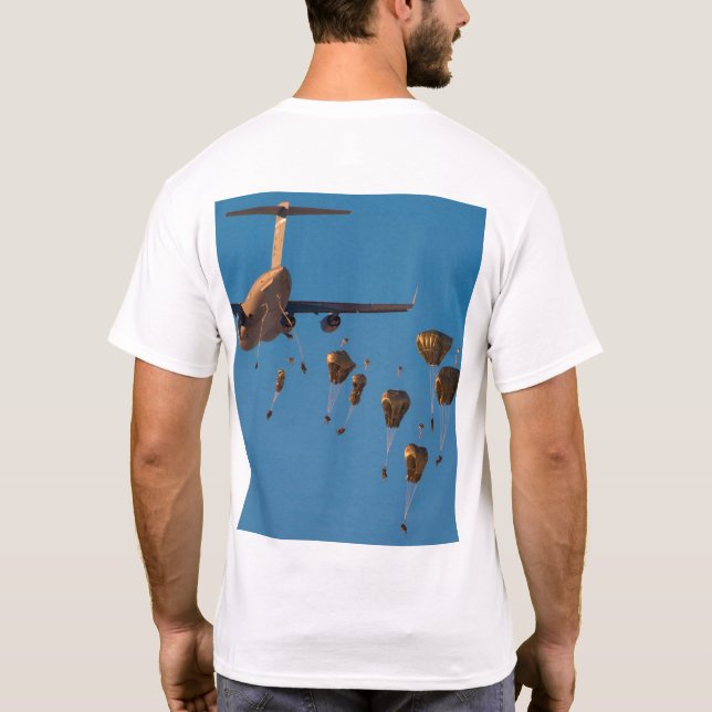 US COMBAT SQUAD - US Airborne T-Shirt (Back)