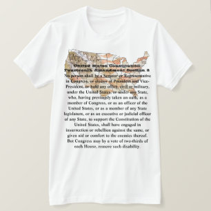 US Constitution Fourteenth Amendment Section 3 T-Shirt