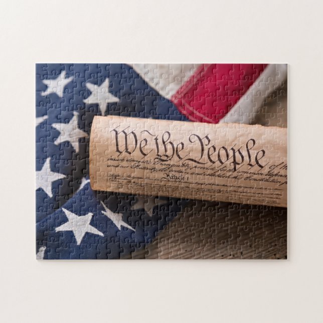 US Constitution Jigsaw Puzzle (Horizontal)