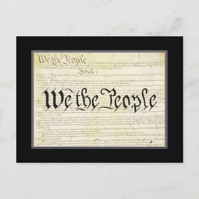 US Constitution Post Card (Front)