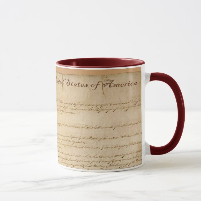 US CONSTITUTION Series Mug (Right)