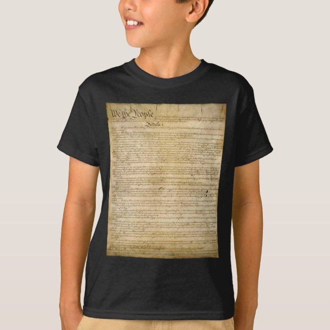 US Constitutional Freedoms - Know Your Rights! T-Shirt (Front)