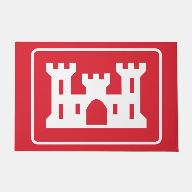 US Corps of Engineers DOD Military Doormat (Front)