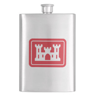 US Corps of Engineers DOD Military Hip Flask