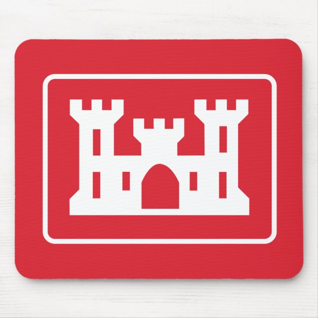 US Corps of Engineers DOD Military Mouse Pad (Front)