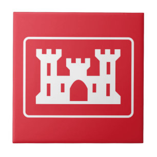 US Corps of Engineers DOD Military Tile