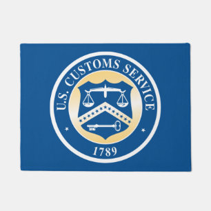 US Customs Service VVV Door Mat