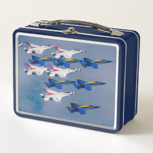 US DEMO TEAMS SALUTE! METAL LUNCH BOX