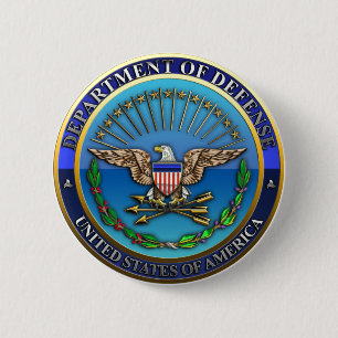 US Department of Defence (DoD) 6 Cm Round Badge