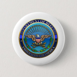 US Department of Defence (DoD) 6 Cm Round Badge